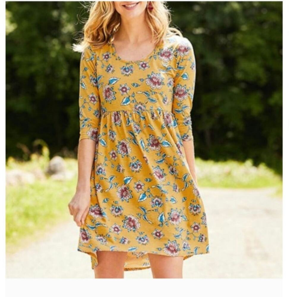Matilda Jane A Place In The Sun Floral Yellow Dress Size: M